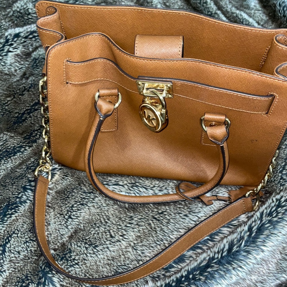 Michael Kors Hamilton Medium Satchel Tote Cross-body